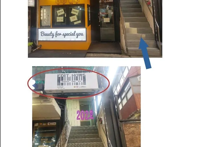 서울 홍대 다정게스트하우스 홍대입구역7번출구 넓은공간 단독전체사용 파티가능 빌라 *